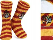 Skarpetki męskie - SKARPETKI SKARPETY ZIMOWE CIEPŁE HARRY POTTER GRYFFINDOR IDEALNE NA PREZENT - miniaturka - grafika 1