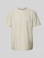 Koszulki męskie - T-shirt o kroju relaxed fit z detalem z logo model ‘FRED’ - miniaturka - grafika 1