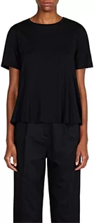 Koszulki i topy damskie - Sisley T-shirt damski, czarny 100, S - grafika 1