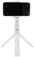 Selfie stick - RoGer 2in1 Selfie Stick + Tripod Telescopic Stand with Bluetooth Remote Control White - miniaturka - grafika 1