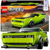 Klocki - LEGO DODGE CHALLENGER Hellcat Samochód z serii Speed Champions LEGO DLA CHŁOPCA DZIECKA WNUCZKA 10 11 12 13 14 Latka + EBOOK-2 - miniaturka - grafika 1