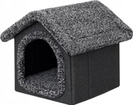 Budy dla psów - DOGGY R1 BUDA LAMB CZARNA - miniaturka - grafika 1