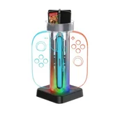 Akcesoria do Nintendo - Stacja ładująca RGB JYS NS2279 do kontrolerów Nintendo Switch 2 - miniaturka - grafika 1