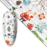 Ozdoby do paznokci - Folia transferowa Christmas 100 cm Nr 15 - miniaturka - grafika 1