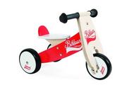 Rowerki biegowe - Janod J03260 - Little Bikloon koło biegowe, wysokość siedziska 22,5 cm, czerwony/biały - miniaturka - grafika 1
