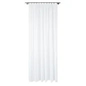 Firany - Firanka z taśmą DIANA rozm 140 x 260 cm biały - miniaturka - grafika 1
