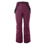 Spodnie narciarskie - Damskie Spodnie MARTES ESSENTIALS LADY GALO M000171373 – Bordowy - miniaturka - grafika 1