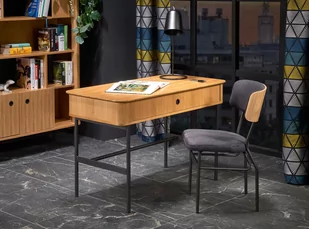 Halmar SMART biurko B-1 dąb naturalny/czarny (1p=1szt) 49018602 - Biurka - miniaturka - grafika 1