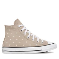 Trampki damskie - Trampki Converse Chuck Taylor All Star Embroidered Stars A16046C Beżowy - miniaturka - grafika 1