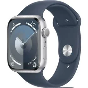 Apple Watch 9 GPS 45mm M/L MR9E3QC/A Niebieski - Smartwatch - miniaturka - grafika 1