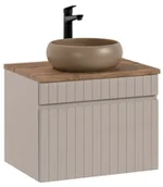 Szafki łazienkowe - Szafka ICONIC CASHMERE z umywalką WIKI MC - miniaturka - grafika 1