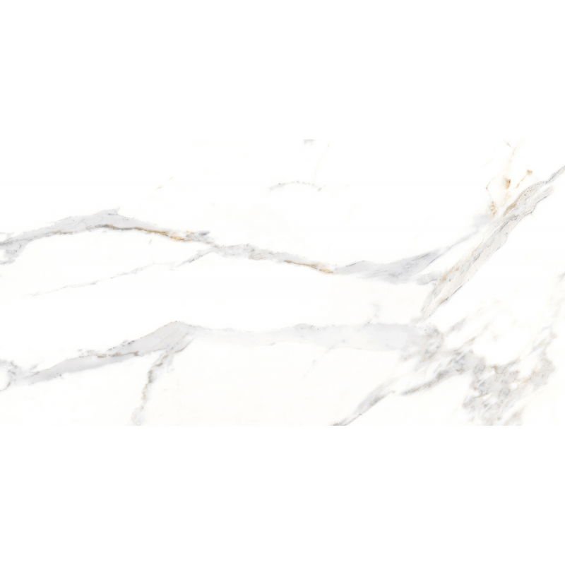 Mexen Agata White gres szkliwiony rekt. G1, płytka podłogowo-ścienna 120 x 60 cm, połysk - TL144-120-060-00