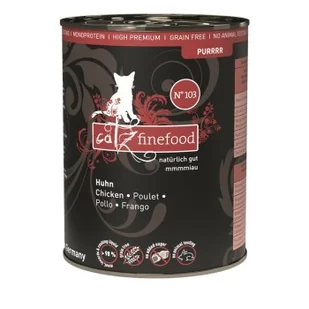 Catz finefood mokra karma dla kota Purrrr Adult Nr 103 Kurczak 12x400 g - Mokra karma dla kotów - miniaturka - grafika 1