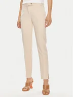 Spodnie damskie - Rinascimento Spodnie materiałowe CFC0118281003 Beżowy Regular Fit - miniaturka - grafika 1