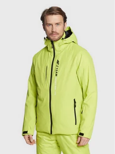 4F Kurtka narciarska H4Z22-KUMN003 Zielony Regular Fit - Kurtki narciarskie - miniaturka - grafika 1