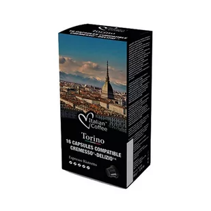 Cremesso La Boutique del Caff Srl Torino Espresso Ristretto kapsułki do Delizio - 16 kapsułek - Kawa w kapsułkach i saszetkach - miniaturka - grafika 1