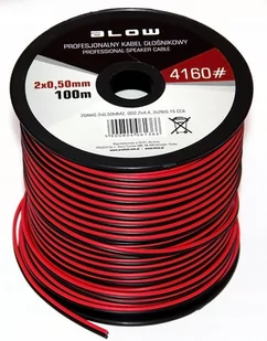 Przew.Głośn.2X0,50Mm Czarno-Czerwony - Kable - miniaturka - grafika 2