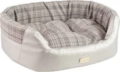 Legowiska dla psów - Ami Play Legowisko Elipsa 2 in 1 Venus L 67[x]x64[y]x22[h] cm Srebrny - miniaturka - grafika 1