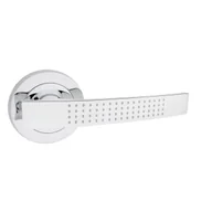 Klamki - Domino Klamka do drzwi wewnętrznych na rozecie Alma Chrom - miniaturka - grafika 1