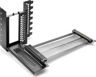 Akcesoria do komputerów stacjonarnych - CableMod CableMod Vertical PCI-e Bracket PCI-e 4.0 Edition, HDMI + DisplayPort - schwarz - miniaturka - grafika 1