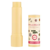 Balsamy do ust - ECOSOFT Lippy Day kokosowy krem do ust Vanilla Milk 4,8g - miniaturka - grafika 1