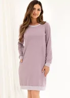 Piżamy damskie - KOSZULA REGINA DAMSKA 159 FIOLET - Regina - miniaturka - grafika 1