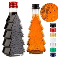 Domowy wyrób alkoholu - 5x BUTELKA CHOINKA NA MLEKO NALEWKI WINO ŚWIĄTECZNA GWIAZDKI 250 ML - miniaturka - grafika 1