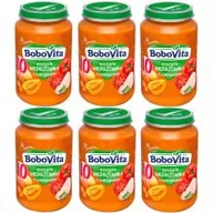 Dania dla dzieci - BoboVita Soczysta wieprzowina z warzywami po 10 miesiącu Zestaw 6 x 190 g - miniaturka - grafika 1
