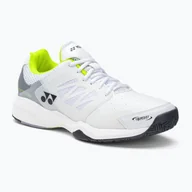 Buty sportowe męskie - Buty do tenisa męskie YONEX Lumio 3 white/lime - miniaturka - grafika 1