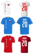 Koszulki sportowe męskie - Koszulka Słowacja DAVID DURIS 20 - miniaturka - grafika 1