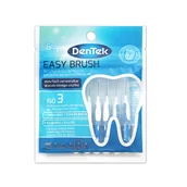 Szczoteczki międzyzębowe - DenTek Easy Brush, szczoteczki interdentalne, rozmiar 3, 0,6 mm, 6 sztuk - miniaturka - grafika 1