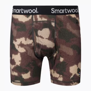 Majtki męskie - Bokserki termoaktywne męskie Smartwool Merino Print Boxer Brief Boxed camo 15151 | WYSYŁKA W 24H | 30 DNI NA ZWROT - grafika 1