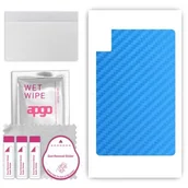 Akcesoria do tabletów i e-booków - folia naklejka skórka strukturalna na TYŁ do TCL Tab 10L Gen 2 - Carbon Niebieski - apgo SKINS - miniaturka - grafika 1