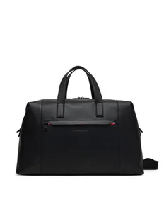 Tommy Hilfiger Torba Th Corp Duffle AM0AM14044 Czarny - Torby podróżne - miniaturka - grafika 1