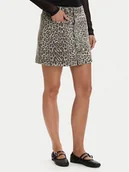 Spódnice - ONLY Spódnica jeansowa Amazing 15371282 Beżowy Regular Fit - miniaturka - grafika 1