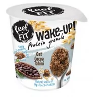 Zdrowa żywność - Feel Fit Granola z płatkami owsianymi, kakao i pastą sezamową 70 g - miniaturka - grafika 1