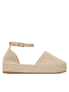 DeeZee Espadryle WSS990-215 Beżowy - Espadryle damskie - miniaturka - grafika 1