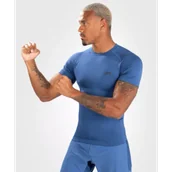 Kimona, stroje i obuwie - Venum Rashguard Krótki Rękaw Contender Short Sleeve Blue - miniaturka - grafika 1