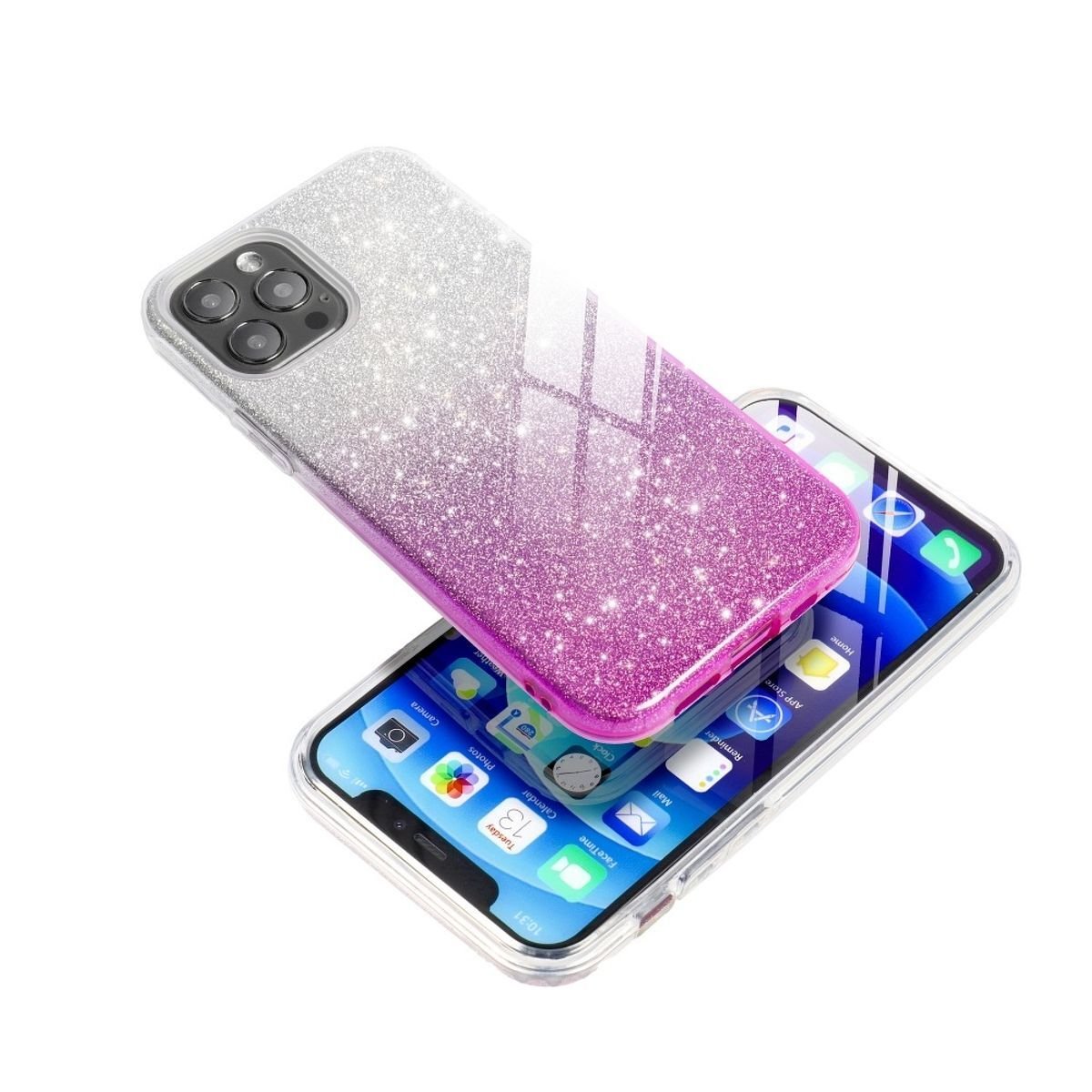 Pokrowiec König Design kompatybilny z Samsung Galaxy A72 - plastikowe, miękkie etui na telefon komórkowy - różowy