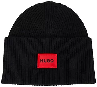 HUGO Czapka męska, czarny (Black1), jeden rozmiar - Czapki męskie - miniaturka - grafika 1