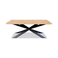 Stoły - Stół prostokątny S8 100x200/280 fornir dębowy - miniaturka - grafika 1