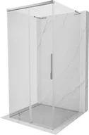 Kabiny prysznicowe - Mexen Rox-3S L kabina prysznicowa 3-ścienna rozsuwana 100 x 100 cm, transparent, chrom - 8C2L-100-100-01-00-3S - miniaturka - grafika 1