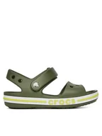 Buty dla dziewczynek - Crocs Sandały BAYABAND SANDAL T 211055-309 Zielony - miniaturka - grafika 1