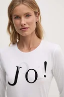 Bluzki damskie - Joop! longsleeve bawełniany kolor biały 30044869 - miniaturka - grafika 1