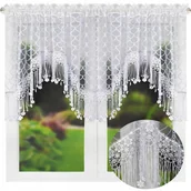 Firany - FIRANA GOTOWA na TASMIE MARKIZETA do KUCHNI FIRANKA Z GIPIURA ZAZDROSTKA - miniaturka - grafika 1