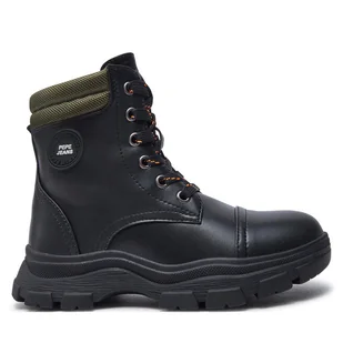 Trzewiki Pepe Jeans PBS50107 Czarny - Buty dla chłopców - miniaturka - grafika 1