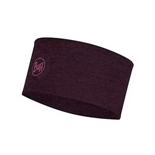 Czapki damskie - Buff Opaska MW Wool Headband SOLID DEEP PURPLE 118173.603.10.00 - grafika 1