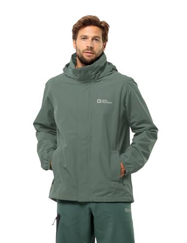 Jack Wolfskin Stormy Point 2l Jkt M Kurtka Mężczyźni, Hedge Green, XXL