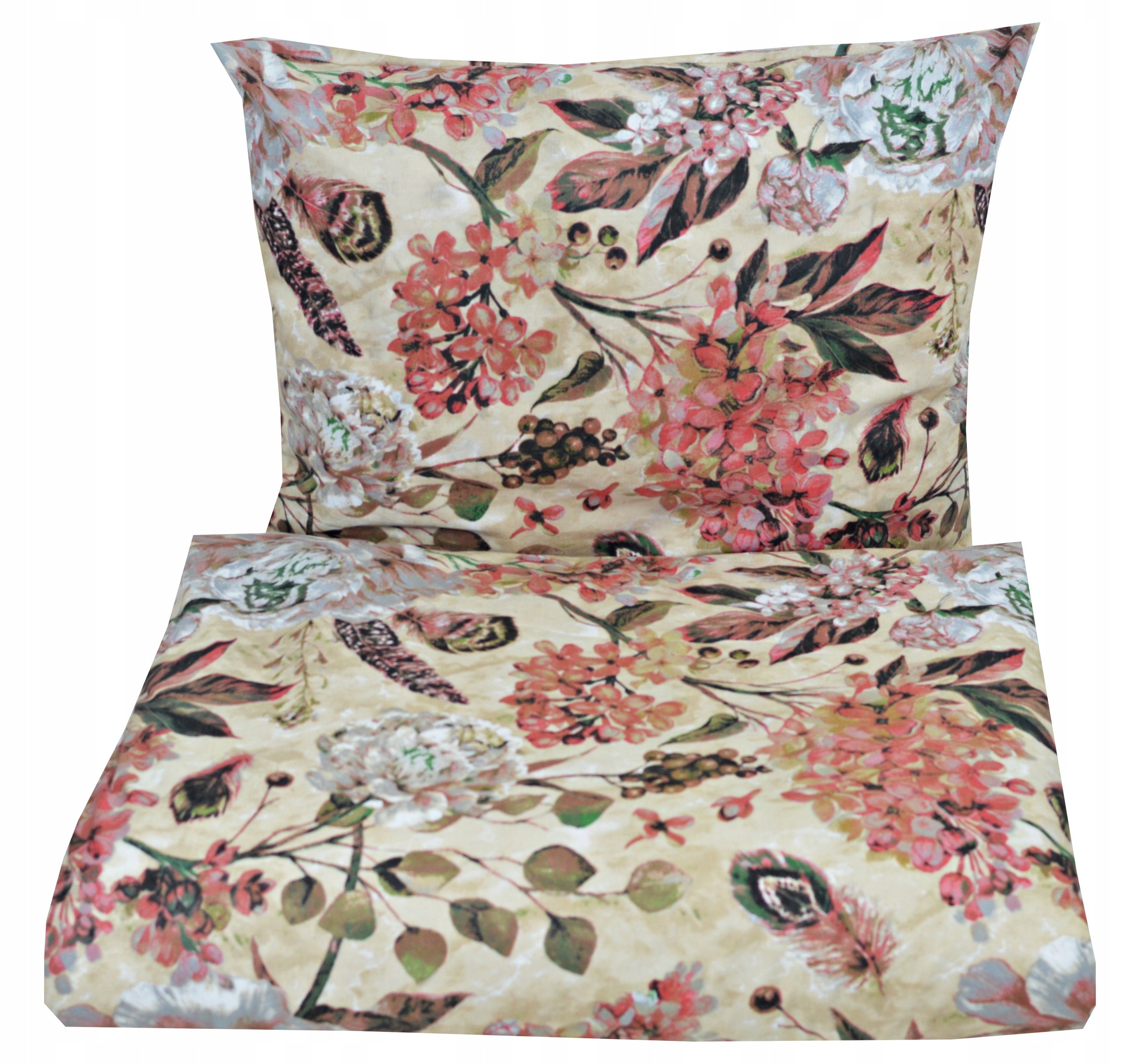 Komplet Pościeli Bawełnianej 160X200 Dwustronna Poduszki 70X80 Bawełna 100%