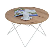 Ławy i stoliki kawowe - Skandynawski stolik kawowy dąb artisan N9-A77 - miniaturka - grafika 1